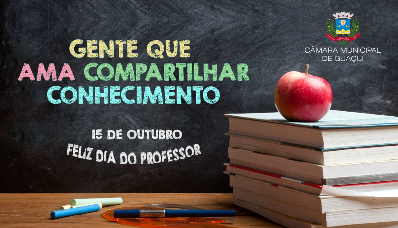 FELIZ DIA DO PROFESSOR!